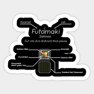 Salmon Futomaki Sticker